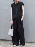 Women's Cozy Relaxed Eyelet Jumpsuits