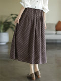 Women's Early Autumn New Arrival Wave Dot Skirt