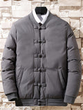 Men's Warm Fashion Stand Collar Cotton Coat