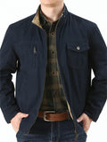 Men's Loose Stand Collar Cool Coats