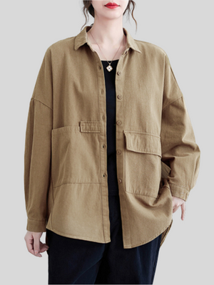 New Autumn Solid Loose Comfy Stylish Women's Jackets