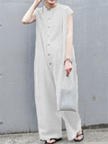 Women's Cozy Relaxed Eyelet Jumpsuits