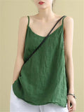 Women's Cute Cozy Cotton Linen Camisole