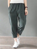 Vertical Stripe Summer Girls Hip Pants