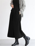 Women's Leisure Pure Color Oversized Wide Leg Pants