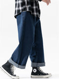 Men's Stylish Wide Leg Street Jeans