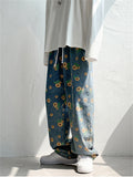 Flower Fashion Couple Long Men's Pants