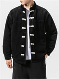 Men's Fashion Warm Corduroy Coat for Winter