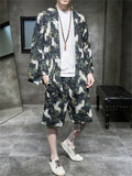 Printed Chiffon Summer Trendy Relaxed Men's Outfits