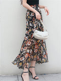 French Style Gentle Breathable Long Skirts