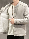 Cotton-padded Chinese Style Tang Suit Vogue Male Coats