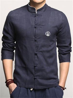 Fashionable Charming Cotton Linen Men's Jackets