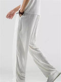 Lightweight Breathable Straight Leg Casual Linen Pants for Men