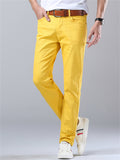 Men's Autumn Elastic Trendy Skinny Korean Style Jeans