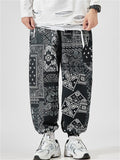 Summer Cargo Male Casual Printed Japanese Style Streetwear Pants