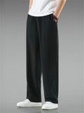 Large Size Breathable Straight Leg Casual Pants for Men