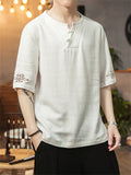 Traditional Chinese Solid Color Hot Men's Shirts