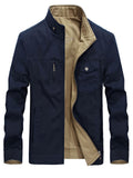 Men's Loose Stand Collar Cool Coats