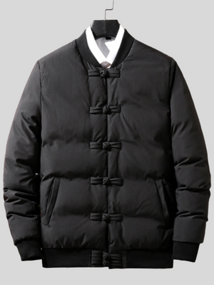 Men's Warm Fashion Stand Collar Cotton Coat