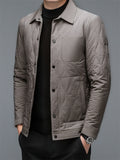 Autumn Winter Dad's Middle Aged And Elderly High Quality Men's Coats