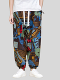 Trendy Patchwork Printed Multicolor Pants