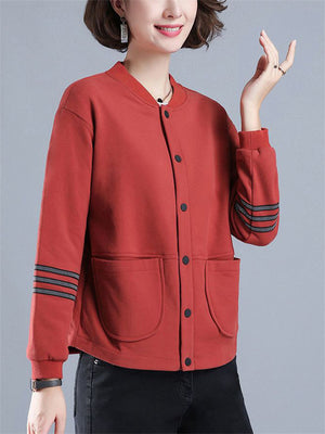 New Casual Solid Color Ladies Jackets