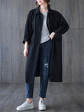 Classical Casual Middle Long Jackets For Women