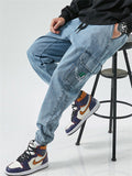 Popular Men's Loose Ins Autumn Korean Style Jeans