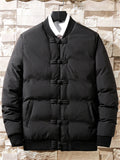 Men's Warm Fashion Stand Collar Cotton Coat