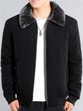 Casual Business Thickened Cozy Middle-Aged Men's Coats