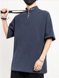 Men's Simple Comfy Cotton Linen Shirts