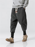 Winter Drawstring Thick Ankle-Banded Pants