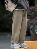 Men's Korean Style Autumn New Cargo Straight Leg Long Pants