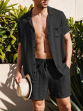 Men's Comfy Summer Linen Sets for Beaches