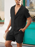 Men's Comfy Summer Linen Sets for Beaches