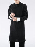 Men's Hanfu Long Cotton Linen Jacket