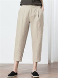 Cotton Linen Loose Long Pants For Women