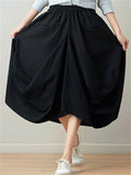 Women's Beautiful Linen Bloomer Skirts with Big Pockets