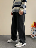 Autumn Men's Cozy Floor-Length Classic All Match Jeans