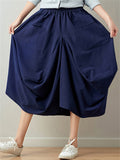 Women's Beautiful Linen Bloomer Skirts with Big Pockets