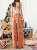 Colorful Long Female Beach Vacation Pants