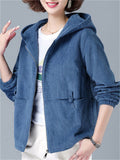 Corduroy Autumn Winter Short Female Jackets