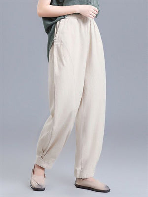 Fashion Oversized Retro Lantern Female Pants