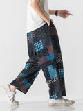 Retro Drawstring Cotton Linen Pants