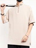 Men's Simple Comfy Cotton Linen Shirts