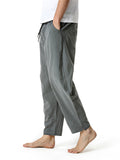 Men's Spring Autumn Lightweight Homewear Linen Pants