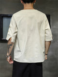 New Summer Stitchwork Relaxed Men's Shirts