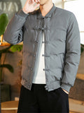 Men's Tang Suit Style Winter Coat