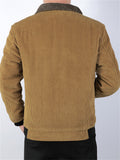 Corduroy Warm Casual Coats For Men