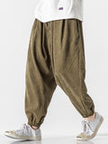 Men's Corduroy Harem Pants